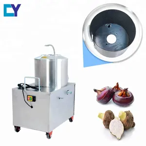 Sıcak satış endüstriyel meyve sebze cilt soyucu küçük elektrikli patates havuç soyma çamaşır makinesi
