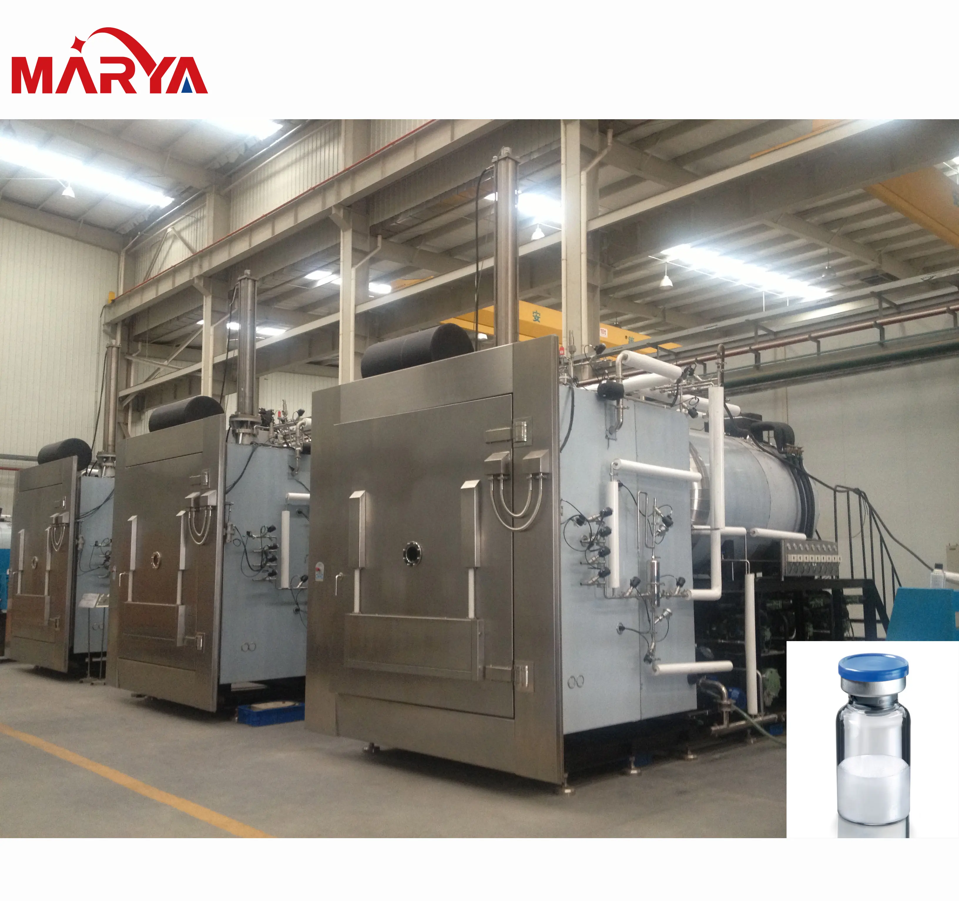 Shanghai Marya vacuum freeze dryer, lyophilizer is widely used for food industry