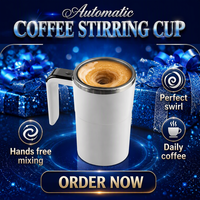 Bouteille mélangeuse électrique portable intelligente avec affichage de la température et agitation magnétique pour café, protéines, milkshakes et fitness