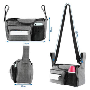 Bolsa Organizadora Universal para <span class=keywords><strong>Cochecito</strong></span> al por Mayor con Portavasos, Correa para el Hombro, Gran Capacidad de Almacenamiento, Fabricante OEM, Accesorio para <span class=keywords><strong>Cochecito</strong></span> - Product Image 3