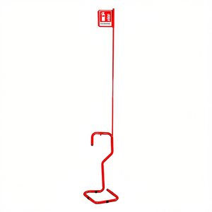 Support pour extincteur TTAKE, hauteur de base 700 mm, hauteur totale 1800-1900 mm, pour la sécurité et la prévention des incendies - Product Image 3