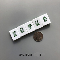 Stiker Foto Magnet Kulkas Resin Magnetik Bentuk Mahjong Tiga Dimensi yang Lucu untuk Tampilan Pesan Hiburan Rumah