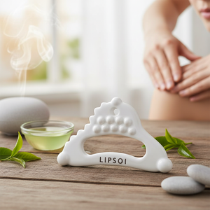 LIPSOI Premium Planet Ceramic Guasha Anti-Aging Anti-Wrinkle Hot Sale Body <b>Massage</b> Therapy Unisex Made in Korea K-Beauty - Product Image 3