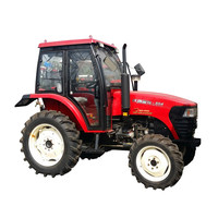 Tracteur agricole miniature chinois 4x4 55HP WD554 avec moteur Xinchai 4 cylindres, accessoires et prix