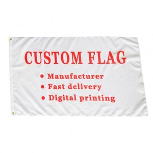 ธงตกแต่งโฆษณาสำหรับผู้ผลิต ขนาด 90*150 ซม. แบบ sublimation สำหรับพิมพ์ลายตามสั่ง - Product Image 3