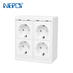 Boîte de <span class=keywords><strong>prise</strong></span> murale espagnole à forte demande XJY-ZMC-11-4S Europe Type Multi Socket Série 45 Boîte montée sur bureau - Product Image 5