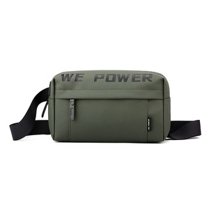 Sac bandoulière unisexe en polyester léger et durable avec logo personnalisé, imperméable, pour homme, sac de ceinture pour l'extérieur - Product Image 3