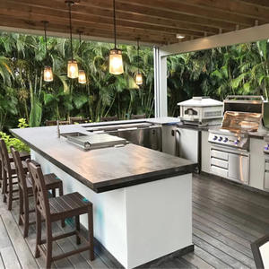 304 Stainless Steel Built-in Premium Luxurious Modern <strong>BBQ</strong> Grill <strong>Dual</strong> <strong>Fuel</strong> 4 Burners Electronic Ignition Flame Safety Device - Product Image 4