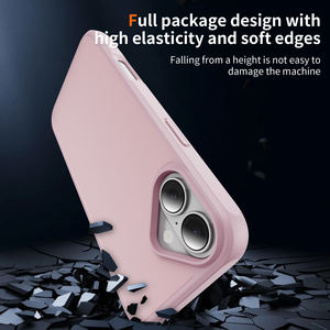 Étui de protection hybride <span class=keywords><strong>PC</strong></span> TPU semi-transparent givré avec protection d'<span class=keywords><strong>écran</strong></span> en relief et bords souples antichoc pour iPhone 17 - Product Image 5
