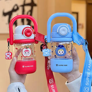 Botella de agua Tritan Supre Fans para niños con pajita y correa para uso en maternidad y posparto - Product Image 1