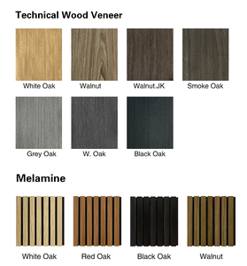 Cabecero de decoración interior moderno de alta calidad, fibra de madera Aku, fideos planos, pared de roble <span class=keywords><strong>Akupanel</strong></span> - Product Image 5