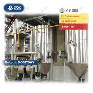 Ce Approved Edible Soybean Palm Kernel Cooking Sunflower Mini Oil Refining Machine for Processing Crude Vegetable,Coconut