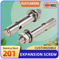 Vis d'expansion externe en acier inoxydable 201, boulon à traction M6/M8/M10/M12/M14