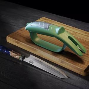 Aiguiseur de couteaux multifonctionnel Peddler, manuel, à angle réglable, à grains multiples, ensemble d'ustensiles de cuisine - Product Image 4