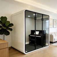 Cabine de réunion insonorisée mobile personnalisée, Pod de bureau multi-personnes