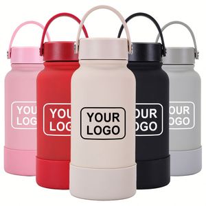 Bouteille d'eau isotherme en acier inoxydable 304 à double paroi avec logo personnalisé, cadeau promotionnel, thermos, tasse isotherme - Product Image 1