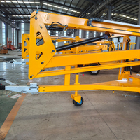 Nacelle articulée polyvalente remorquable de type remorque pour travaux en hauteur sur les façades de bâtiments et les sites industriels