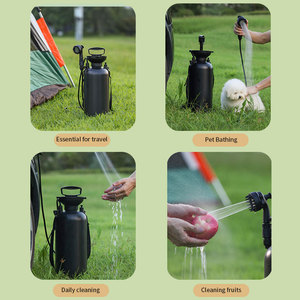 Pressurized PE 8L Pet <b>Shower</b> for Travel Hiking Surfing Camping Garden Use; <b>Portable</b> Beach <b>Shower</b> Head for RVs - Product Image 4