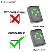Control Remoto RF de 26.975MHz HSM4 HS4 HSE4 HSM2 HSE2 HS1 HS2, Replicador de 4 Botones para Puerta de Garaje