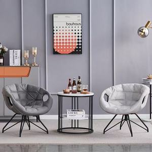 Chaise pivotante simple de luxe nordique, chaise de loisirs moderne et simple pour la maison - Product Image 2