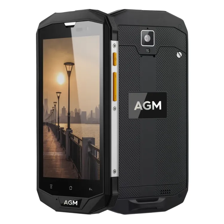 Bán Buôn Trong Kho HK Kho AGM A8 Ba Chứng Minh Điện Thoại 4GB + 64GB Phiên Bản EU Màn Hình Cảm Ứng Điện Thoại Di Động Android