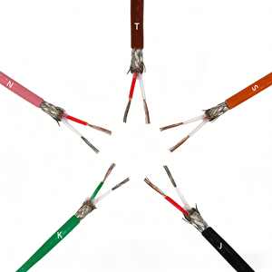 Cable de Extensión para Termopar Tipo K VANORM FEP KAFPF, Impermeable, Cable para Termopar K/N/<span class=keywords><strong>J</strong></span>/T/S, Resolución 1.1C para Temperatura - Product Image 1