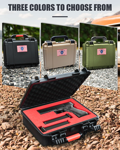 กล่องใส่ปืนกันน้ำ Kinghardcase สีเขียว IP67 แบบพกพา สำหรับ G19 G21 <span class=keywords><strong>SF</strong></span> - Product Image 4