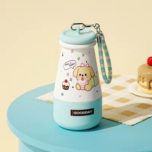 Novíssimo Frasco Térmico de Aço Inoxidável com Desenho Animado Fofo, Mini 460ml, Grande Capacidade, Isolamento a Vácuo, para Festas - Product Image 3