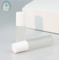Botol Parfum Roll-on Kaca Bening Mewah 5ml 10ml Stok Pabrik Dengan Bola Roller Baja Tahan Karat