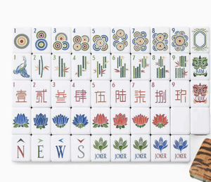 Juego de Mahjong de Lujo para Salón de Cigarros, Piezas de Acrílico Duraderas e Impermeables, Equipo de Entretenimiento para el Recreo Masculino - Product Image 2