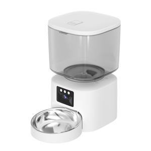 2025 yeni Tuya akıllı evcil hayvan besleyici 2K kamera köpek kedi maması besleyici 5L hacmi çift güç kaynağı - Product Image 1