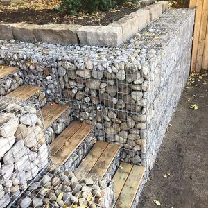 Đá lồng tường/5x1x1m Peru gaviones giá/mạ kẽm gabion Kích thước hộp gabion Rock giỏ - Product Image 2