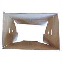 Emballage en carton ondulé en gros, 5 kg, robuste, écologique, en matériaux recyclés, doublé d'éponge, pour fruits et légumes
