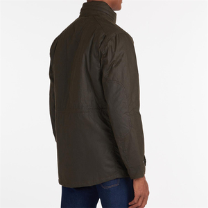 Conception personnalisée Poches de poitrine zippées Veste inspirée de l'extérieur Chaleur Imperméable Cire populaire Veste pour homme de qualité supérieure - Product Image 5
