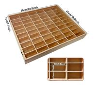 Vitrina de madera para montaje en pared para puerta resistente al polvo Hot Wheels, escala 1/64 modelo fundido a presión 60 coches caja organizadora de almacenamiento