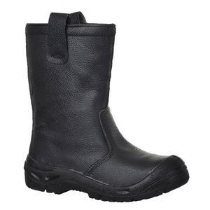 PORTWEST - FW29BKR42 Steelite S3 CI Black rigger Boot scuff CAP-EAN 5036108220984 BOOTS - Product Image 1