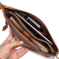 Dompet Ga228 Grosir Desainer Kulit Asli Anti Maling Resleting Tas Selempang Pria Organizer Perjalanan Bermerek Kualitas Tinggi Mewah