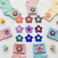 Fleurs artificielles en crochet faites à la main, écologiques, taille personnalisée, cadeau pour la décoration de vêtements