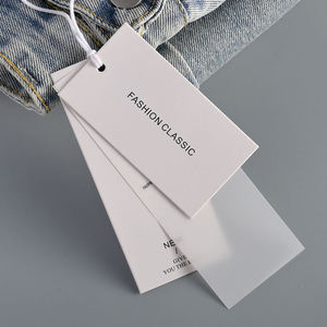 Étiquettes suspendues personnalisées Étiquettes suspendues personnalisées pour vêtements Étiquettes suspendues en papier pour vêtements Matériel écologique Vente en gros directe d'usine - Product Image 4