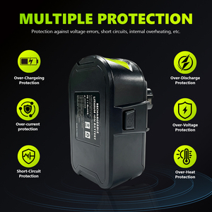 La batterie lithium-ion rechargeable Victpower de haute qualité et grande capacité 18V8Ah est utilisée pour l'outil électrique sans fil RYB P108 P109. - Product Image 4