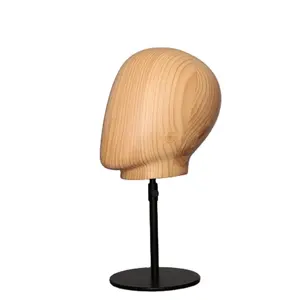 Wholesale High Quality Fashion Wooden Mannequins Female Head Wire Head Bust For Window Display