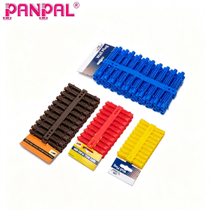 Cheville murale universelle en plastique PE colorée, 100 ou 80 pièces, 5mm, 6mm, 8mm, 10mm, cheville d'expansion pour vis - Product Image 2