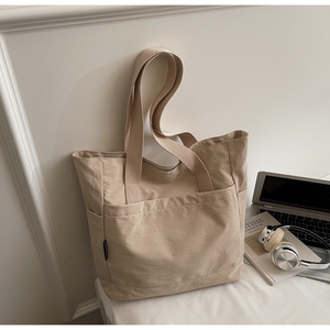 Bolsa de Mano Portátil de Gran Capacidad de Poliéster con Cierre Abierto y Estilo <span class=keywords><strong>Simple</strong></span> para el <span class=keywords><strong>Mercado</strong></span> y el Centro Comercial - Product Image 3