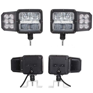 <b>LED</b> Snow Plow <b>Lights</b> Universal Heated Lens <b>LED</b> Snow Plow Headlights Set with <b>Plug</b> Plough <b>Light</b> - Product Image 1
