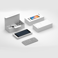 Boîtes rigides d'emballage pour téléphones portables, personnalisées, écologiques, avec laminage mat, tailles et couleurs sur mesure pour téléphones portables universels