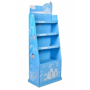 Tùy chỉnh có thể gập lại Stackable tông tự đứng hiển thị các tông sóng Pop Tầng Kệ hiển thị giá với Divider - Product Image 5