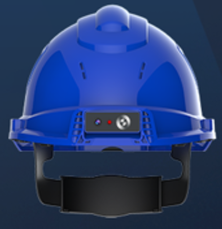 Waterproof 360-Degree 5G Safety Helmet Camera Built-In Intercom Clear Two-Way Communication GPS Tracking Plastic Industrial Work