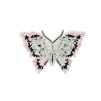 Paillettes papillon réversibles 3D personnalisées, patchs cousus, patchs brodés inversés, appliques pour vêtements, pour enfants, garçons, filles, t-shirts et chapeaux
