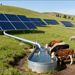 高圧ボーリング孔駆動圧力制御深井戸水太陽光ポンプ灌漑システムインバーター農業用遠心ポンプ - Product Image 6