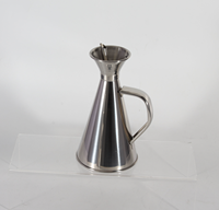 Distributeur d'huile moderne en acier inoxydable anti-fuite, verseur de sauce, bouteille de vinaigre de 350 ml pour usage culinaire et épices